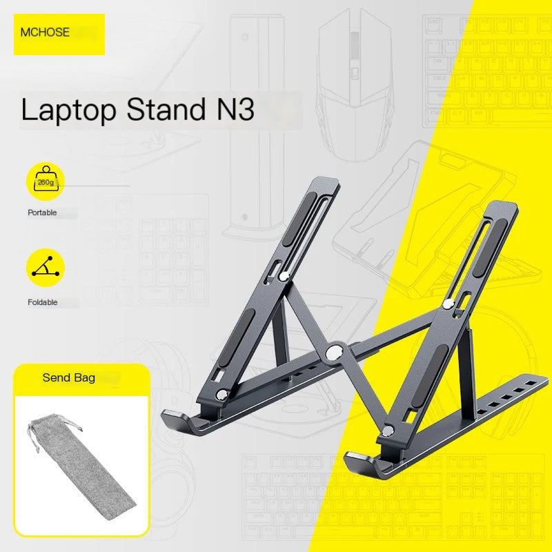 Portable Aluminum Foldable Laptop Stand MC N3