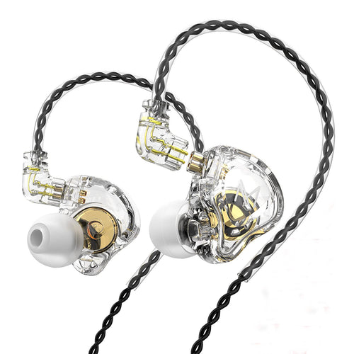 FEDAI TRN MT1 in-Ear Earphone Headphones HiFi in-Ear Earphone Earbud with New 10mm Composite Magnetic Dynamic Driver in Ear Monitor Earbuds with Detachable C Pin 0.75MM Cable(no micTransparent)