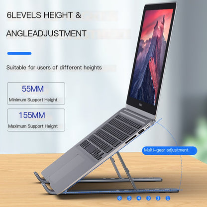 Portable Aluminum Foldable Laptop Stand MC N3