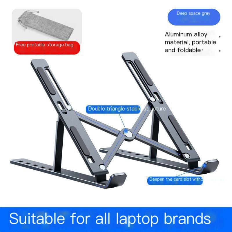 Portable Aluminum Foldable Laptop Stand MC N3